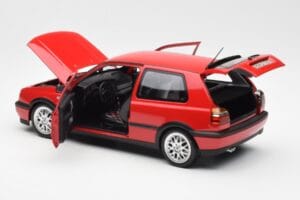 Volkswagen Golf Mk3 GTI Flash Red Norev 1:18 188418 Metall - pilt 5/8