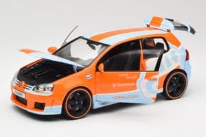 Volkswagen Golf Mk5 Zender Gulf Norev 1:18 188454 Metall - pilt 2/8