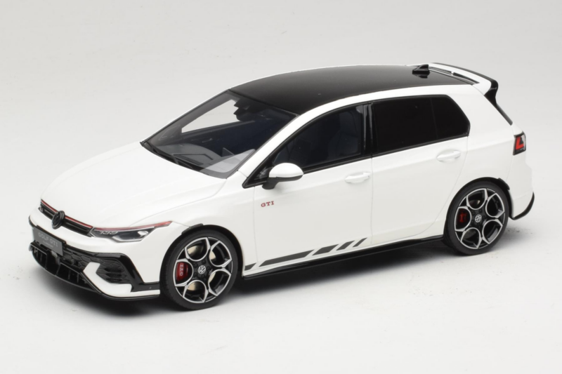 Volkswagen Golf Mk8 GTI Clubsport Pure White Otto 1:18 OT1221 Vaik