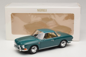 Volkswagen Karmann Ghia 1500 Roheline Norev 1:18 188648 Metall - pilt 2/8