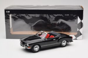 Volkswagen Karmann Ghia Kabriolett Must Minichamps 1:18 155054031 Metall - pilt 6/6