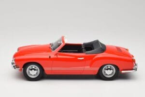 Volkswagen Karmann Ghia Kabriolett Punane Minichamps 1:18 155054030 Metall - pilt 3/6