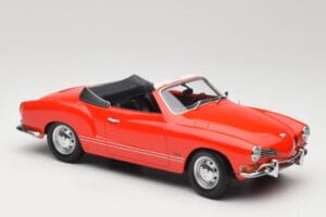 Volkswagen Karmann Ghia Kabriolett Punane Minichamps 1:18 155054030 Metall - pilt 4/6