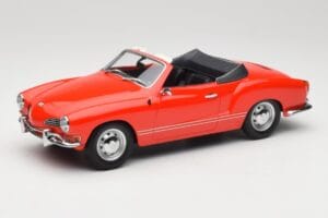 Volkswagen Karmann Ghia Kabriolett Punane Minichamps 1:18 155054030 Metall