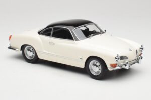 Volkswagen Karmann Ghia Kreemjas Must Minichamps 1:18 155054021 Metall - pilt 4/6