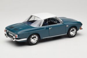 Volkswagen Karmann Ghia Type 34 1500 Sea Blue Norev 1:18 188646 Metall - pilt 3/8