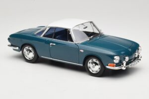 Volkswagen Karmann Ghia Type 34 1500 Sea Blue Norev 1:18 188646 Metall - pilt 6/8