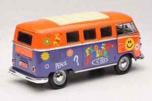 Volkswagen Microbus T1 Flower Power Road Signature 1:18 92329 Metall - pilt 3/8