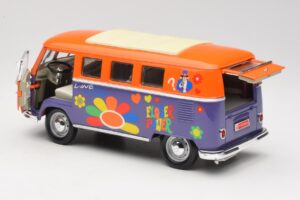 Volkswagen Microbus T1 Flower Power Road Signature 1:18 92329 Metall - pilt 5/8
