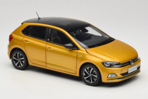 Volkswagen Polo Plus Kollane OEM 1:18 ZVY000009GEL Metall - pilt 6/8
