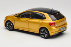 Volkswagen Polo Plus Kollane OEM 1:18 ZVY000009GEL Metall - pilt 7/8