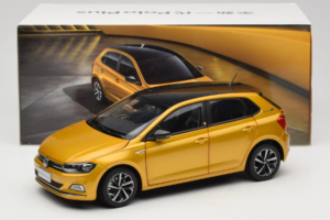 Volkswagen Polo Plus Kollane OEM 1:18 ZVY000009GEL Metall - pilt 8/8