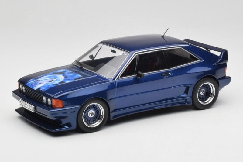 Volkswagen Rieger Scirocco Mk1 GTO Sinine MCG 1:18 MCG18448 Metall