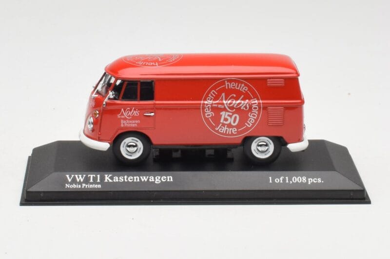 Volkswagen T1 Panel Van Nobis Printen Minichamps 1:43 430052212 Metall