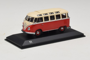 Volkswagen T1 Punane Beež Minichamps 1:43 231099300Y3D Metall - pilt 2/4