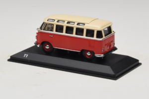 Volkswagen T1 Punane Beež Minichamps 1:43 231099300Y3D Metall - pilt 3/4