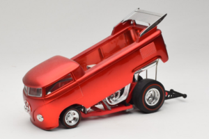 Volkswagen T1 Veoauto Punane Hot Wheels 1:18 J2895 Metall - pilt 2/8