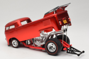 Volkswagen T1 Veoauto Punane Hot Wheels 1:18 J2895 Metall - pilt 5/8
