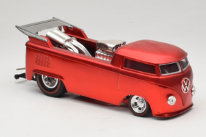 Volkswagen T1 Veoauto Punane Hot Wheels 1:18 J2895 Metall - pilt 6/8
