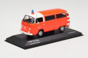 Volkswagen T2 Bus Tuletõrje Frankfurt Minichamps 1:43 400053091 Metall - pilt 2/4
