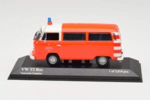 Volkswagen T2 Bus Tuletõrje Frankfurt Minichamps 1:43 400053091 Metall