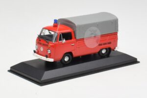 Volkswagen T2 Flatbed Tuletõrje Dortmund Minichamps 1:43 400053290 Metall - pilt 2/4
