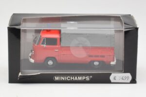 Volkswagen T2 Flatbed Tuletõrje Dortmund Minichamps 1:43 400053290 Metall - pilt 4/4
