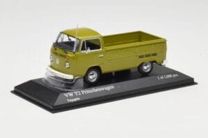 Volkswagen T2 Flatbed Roheline Minichamps 1:43 400053202 Metall - pilt 2/4