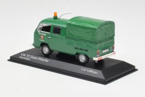 Volkswagen T2b Double Cab Flatbed Stadt Solberg Minichamps 1:43 400053261 Metall - pilt 3/4