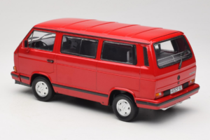 Volkswagen T3 Redstar Punane Norev 1:18 188542 Metall - pilt 5/6