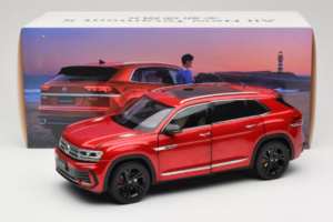 Volkswagen Terramont Punane OEM 1:18 ZVB000002A Metall - pilt 8/8