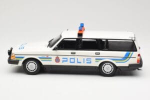 Volvo 240 GL Universaal Polis Sweden Minichamps 1:18 155171480 Metall - pilt 3/6