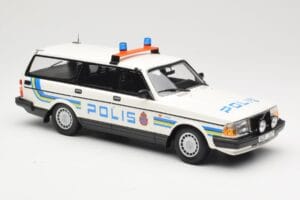 Volvo 240 GL Universaal Polis Sweden Minichamps 1:18 155171480 Metall - pilt 4/6