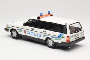 Volvo 240 GL Universaal Polis Sweden Minichamps 1:18 155171480 Metall - pilt 5/6