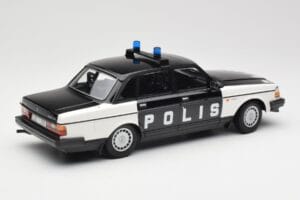 Volvo 240 GL Polis Sweden Must Minichamps 1:18 155171497 Metall - pilt 2/6