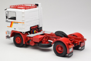 Volvo F12 Valge Punane Road Kings 1:18 RK180031 Metall - pilt 7/8