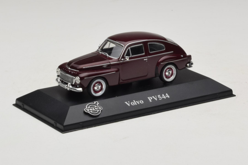 Volvo PV544 Tumepunane Atlas 1:43 8506014 Metall
