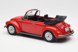 Volkswagen Beetle 1303 Kabriolett Punane Norev 1:18 188529 Metall - pilt 5/6