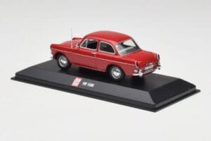 Volkswagen 1500 Ruby Punane Minichamps 1:43 VW001 Metall - pilt 3/4