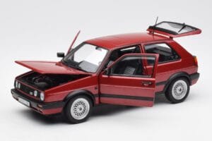 Volkswagen Golf Mk2 GTI Punane Metallik Norev 1:18 188555 Metall - pilt 2/8