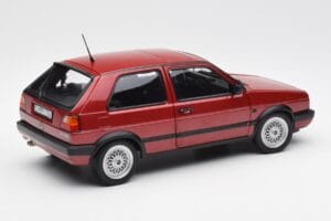 Volkswagen Golf Mk2 GTI Punane Metallik Norev 1:18 188555 Metall - pilt 3/8