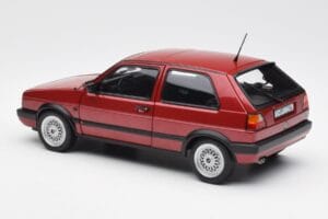 Volkswagen Golf Mk2 GTI Punane Metallik Norev 1:18 188555 Metall - pilt 7/8