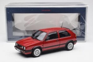 Volkswagen Golf Mk2 GTI Punane Metallik Norev 1:18 188555 Metall - pilt 8/8