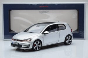 Volkswagen Golf GTI Mk7 Reflex Hõbedane Norev 1:18 188551 Metall - pilt 8/8