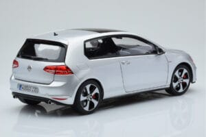 Volkswagen Golf GTI Mk7 Reflex Hõbedane Norev 1:18 188551 Metall - pilt 3/8