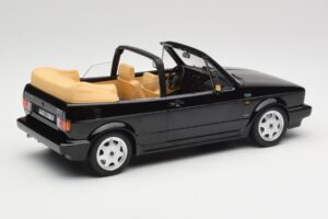 Volkswagen Golf Mk1 Kabriolett Must Norev 1:18 188568 Metall - pilt 2/6