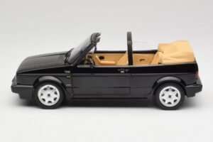 Volkswagen Golf Mk1 Kabriolett Must Norev 1:18 188568 Metall - pilt 3/6