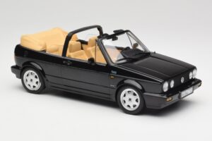 Volkswagen Golf Mk1 Kabriolett Must Norev 1:18 188568 Metall - pilt 4/6