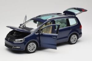 Volkswagen Sharan 7N Shadow Sinine Metallik Minichamps 1:18 110051100 Metall - pilt 2/8