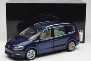 Volkswagen Sharan 7N Shadow Sinine Metallik Minichamps 1:18 110051100 Metall - pilt 8/8